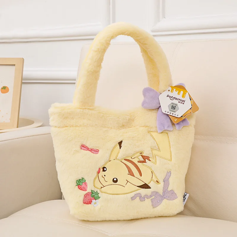 Pikachu Anime Stuff Messenger Bag, Soft Stuff, Underarm Bag, Initiated Bag, Girls