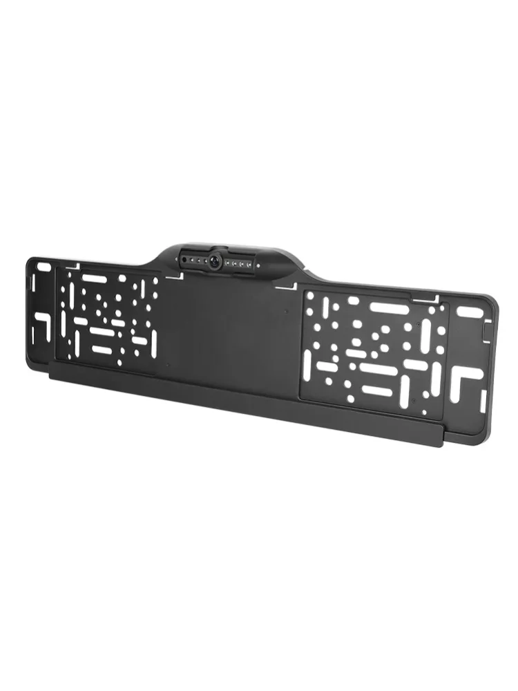 Degreat Auto-Rückfahrkamera mit Europäischem Kennzeichenrahmen, Rückfahrkamera, Wasserdicht, Nachtsicht, LED-Weißlicht, 720P/1080P/CVBS, Einstellbar