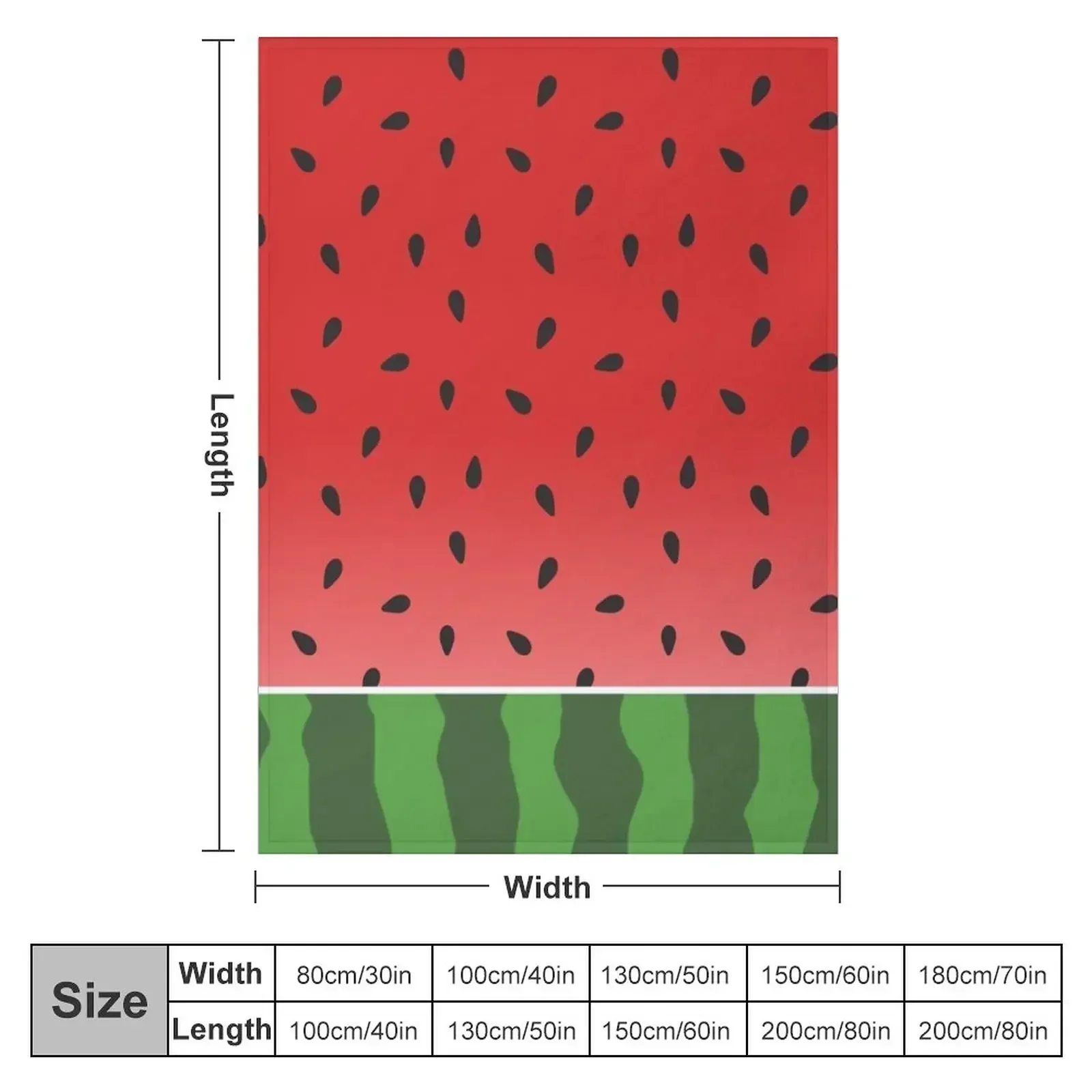 Watermelon Throw Blanket Softest Comforter Baby Blankets