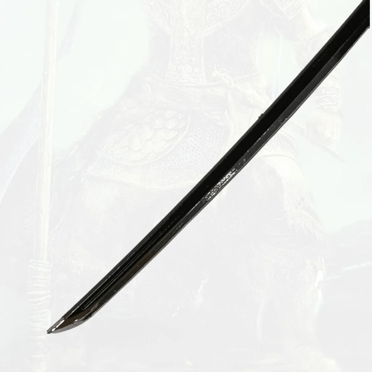 Épée Katana en métal Demon Slayer Kamado Tanjirou, 9.8 pouces, sabre de samouraï Ninja, sabre Katana japonais, accessoires de Cosplay, jouet accessoire