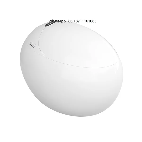 Sanitary Ware Egg Shape Smart Toilet Luxury Automatic Egg Toilet Self-clean New Design Egg Shaped Toilet Commode for Bathroom