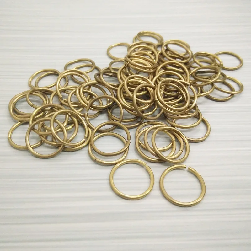 50pcs BCu60ZnSn Brass Welding Rings for Air Conditioning Cold Solder High Frequency Copper Pipe Welding