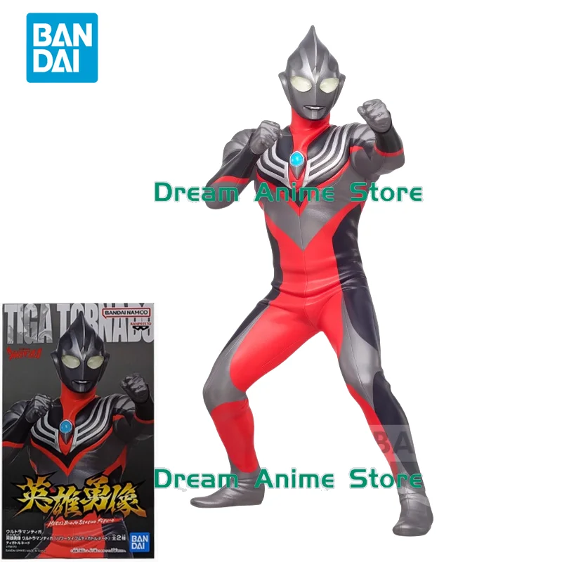 

Bandai оригинальная аниме-модель, статуя героя, ультрамен, Тига, дракон, прокрутка, экшн-фигурка, игрушки, подарки для детей