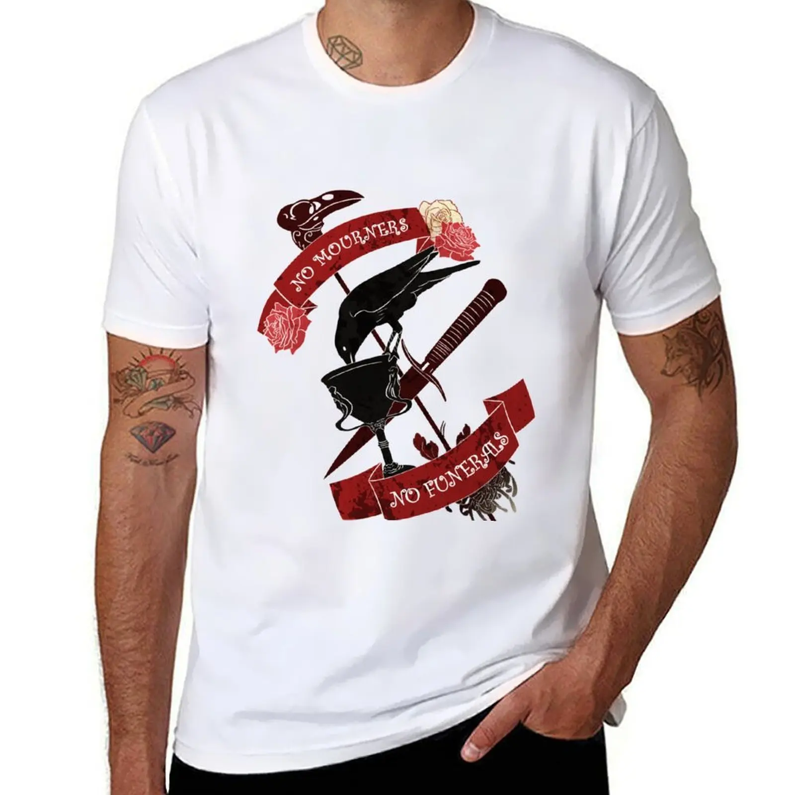 

No mourners no funerals T-Shirt t shirt man designer t shirts for man pack cotton T-Shirt