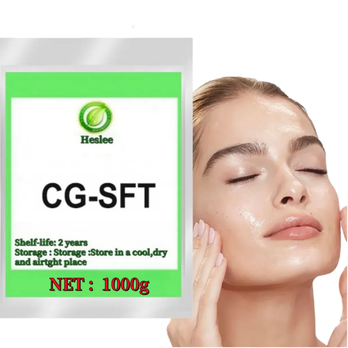 Cg-sft Transparent Hansheng Gum, Xanthan Gum Thickener, Refreshing Skin Sensation, Cosmetic Grade