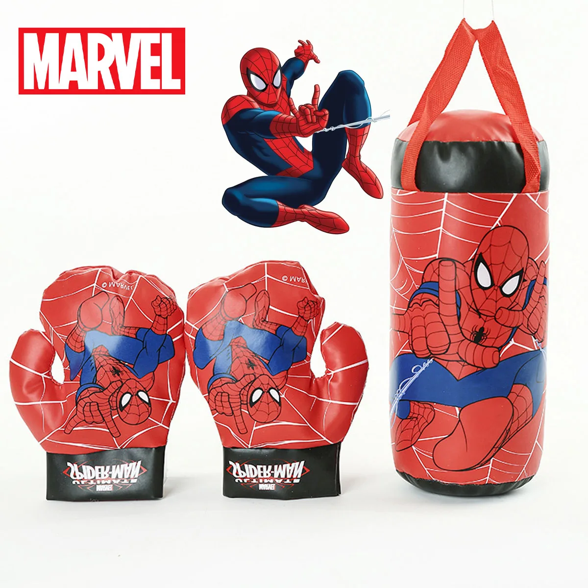 

Superhero Hands for Kids Mini Boxing Set Spider Man Boxing Gloves Smash Fists Soft Plush Toys Cosplay Costumes Accessories Gifts