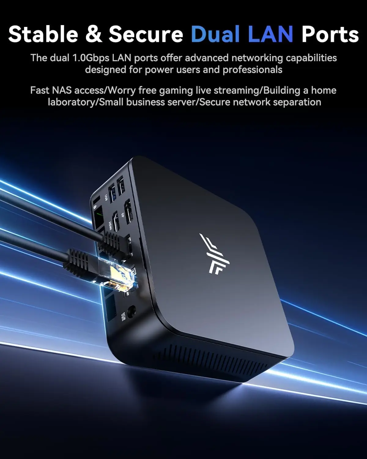KAMRUI Mini PC Ryzen 5 3501U 8GB DDR4 256GB M.2 SSD Windows11Pro WiFi5 Dual 4K Display Mini Desktop Computer for Office Business