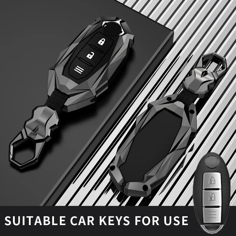 Fit for nissan car key case cover ring chain shell Versa Maxima Altima Rogue Armada Sentra Murano For Infiniti FX35 QX60