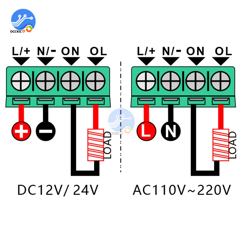 T2310 LED Digital Time Controller Countdown Timer On/Off Switch Delay Timer Relay Module with Buzzer High Precision Intelligent