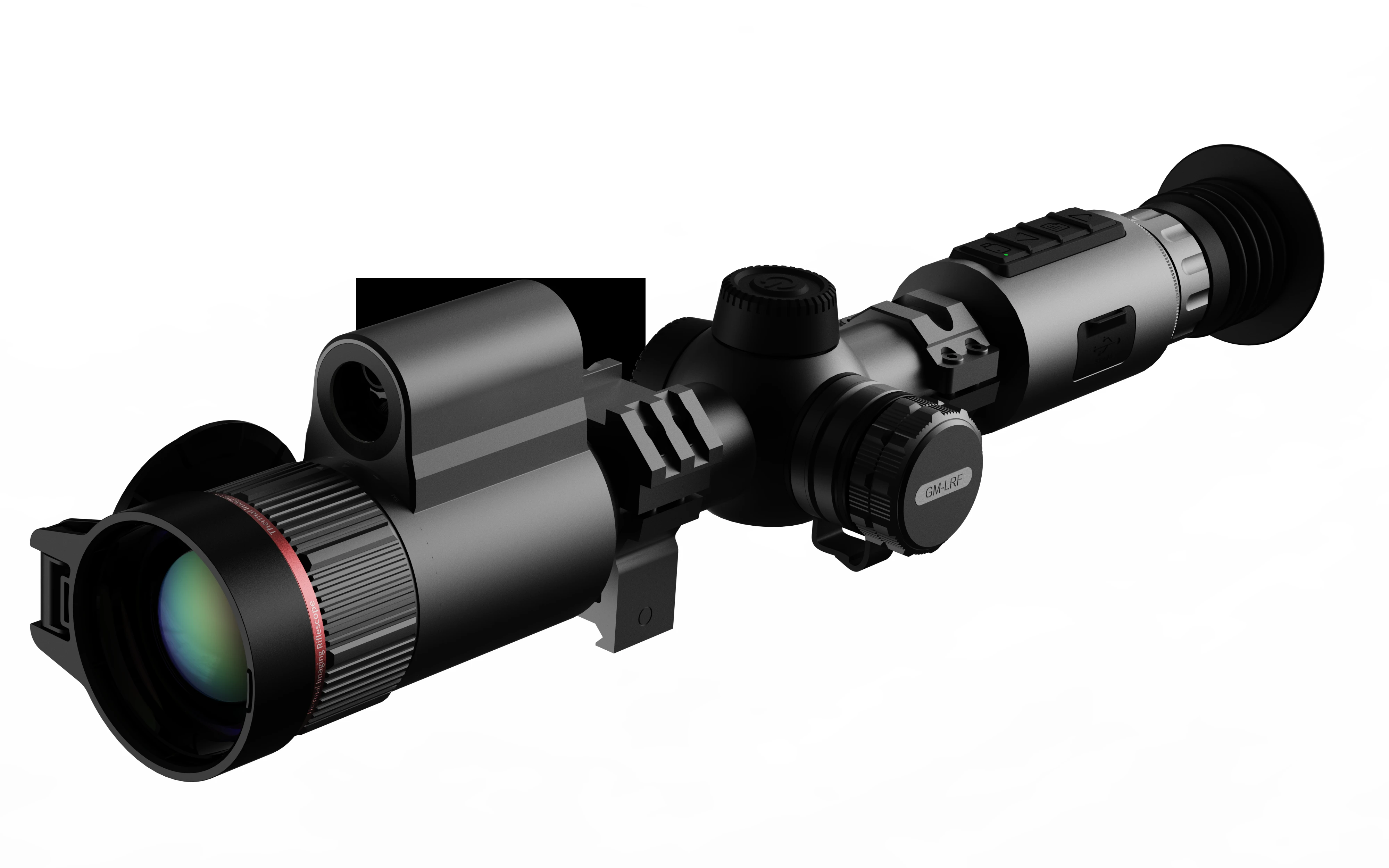 GM06-50LRF Tactical Waterproof 5h Battery Life Display Rangefinder Hunting Scope Thermal Imaging Night Vision IP66