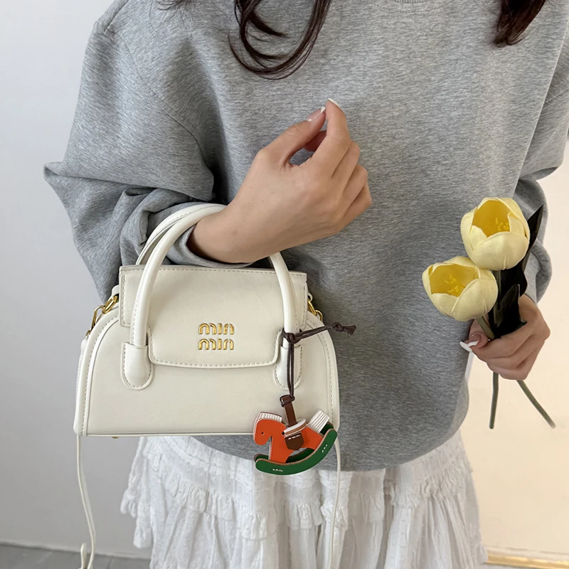 

Designer Leather Crossbody Bag For Women Shoulder Strap Handbag Elegant Classic Messenger Tote Ladies Luxury Brand Fashion Item