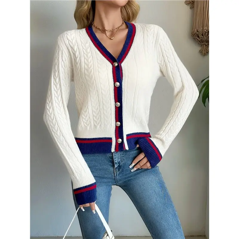 【RECOMMEND】Cardigan Sweaters For Women Fall Trendy Long Sleeve Chunky Knit Button Up Winter Jacket Casual Outwear