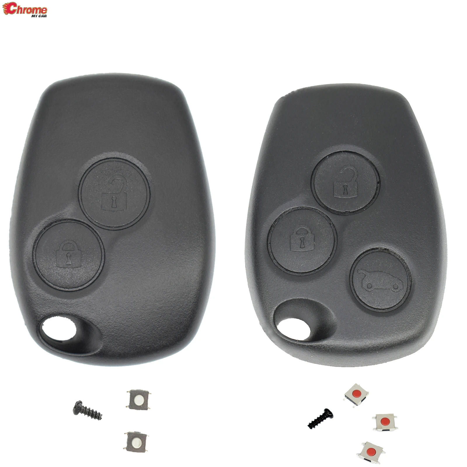 

2/3 Buttons Switch Car Remote Key Shell Fob Case Cover For Renault Clio Trafic Twingo Kangoo Master Modus Dacia Duster Sandero