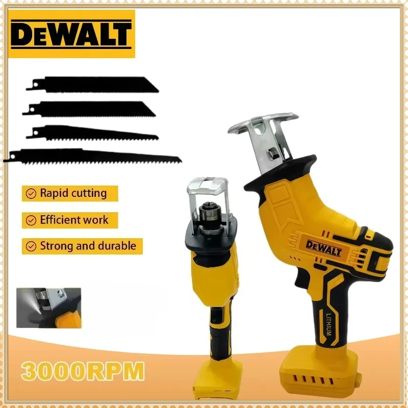 

Аккумуляторная электрическая сабельная пила Dewalt 2800 об/мин, бесщеточная, многофункциональная, для резки металла, дерева и труб, совместима с аккумуляторами Dewalt