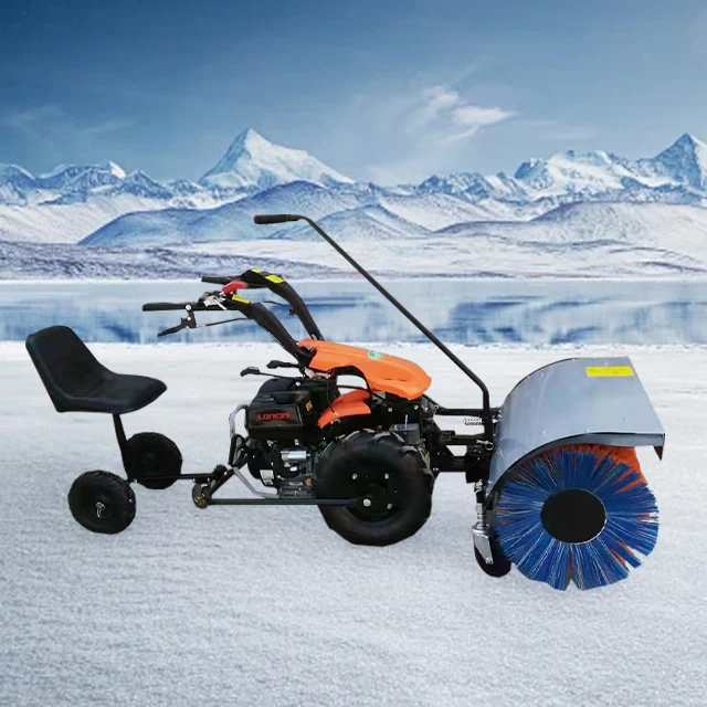 Electric Four-Wheel Drive Snow Clearing Blower Road Snow rem oval Vehicle for Snowy Terrain