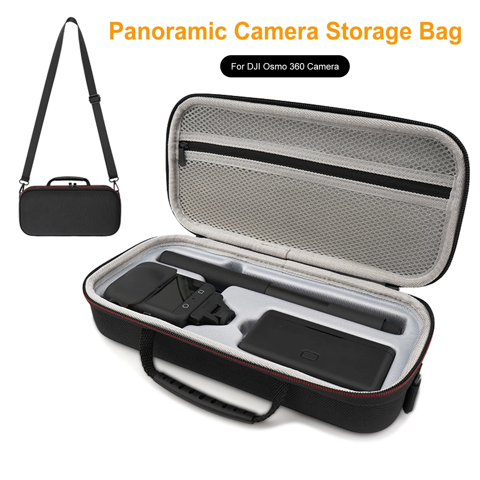 For DJI OSMO 360 Action Camera Storage Bag Anti-Fall Anti-Scratch Protective Bag Thicken Camera Protect Bag Camera Accessories