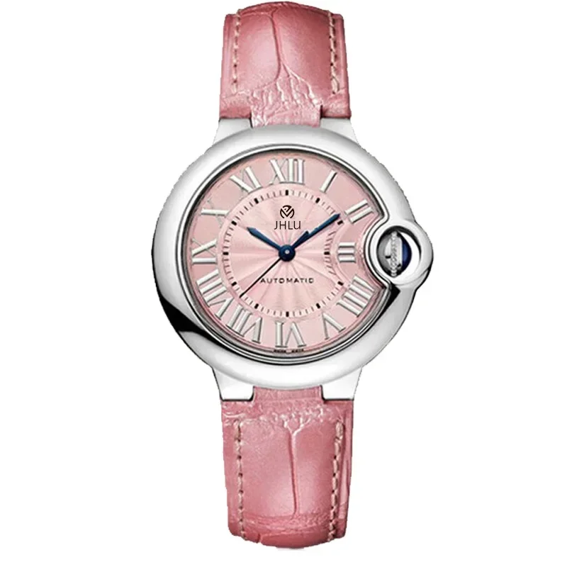 Reloj Mecánico Ballon Bleu para mujer, Delicado y elegante, a la moda, todo en uno, con espejo de zafiro, resistente al agua, de alta calidad, 2024