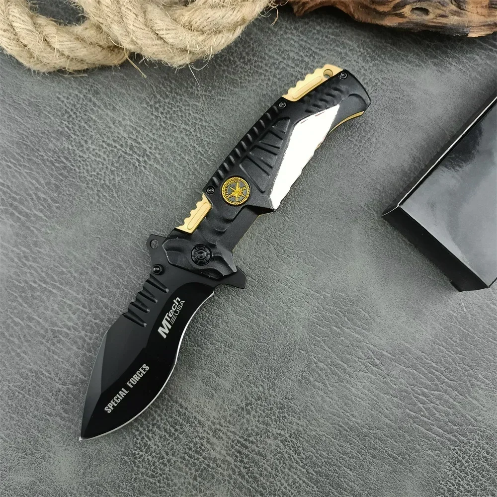 MTA944 Folding Pocket Knife 5Cr13Mov Blade T6 Aluminum Handle High Quality Outdoor EDC Survival Camping Hunting Hiking Tool