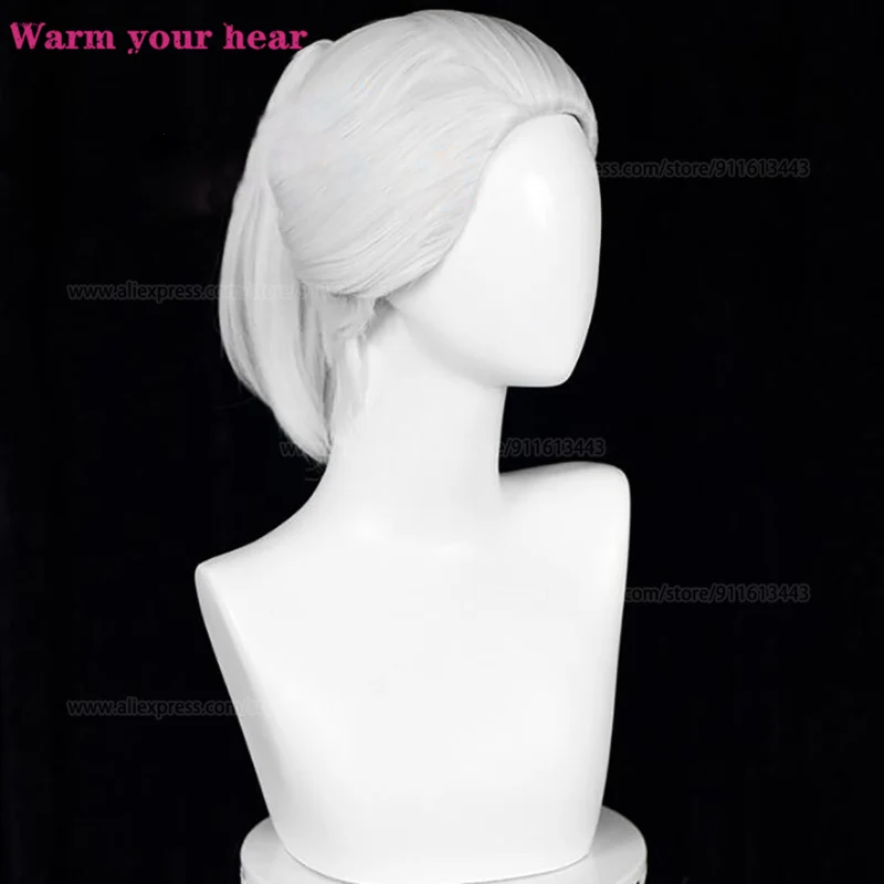 Anime Hinatsuru Makio Suma Synthetic Wig Uzui Tengen 3 Wife Women Cosplay Anime Wig Heat Resistant Wigs Halloween + Free Wig Cap