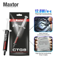 Thermal Paste 12.8W/mk CTG8 miner High Performance PS4 GPU Thermal Grease chia mining CPU Heat Sink thermal compound