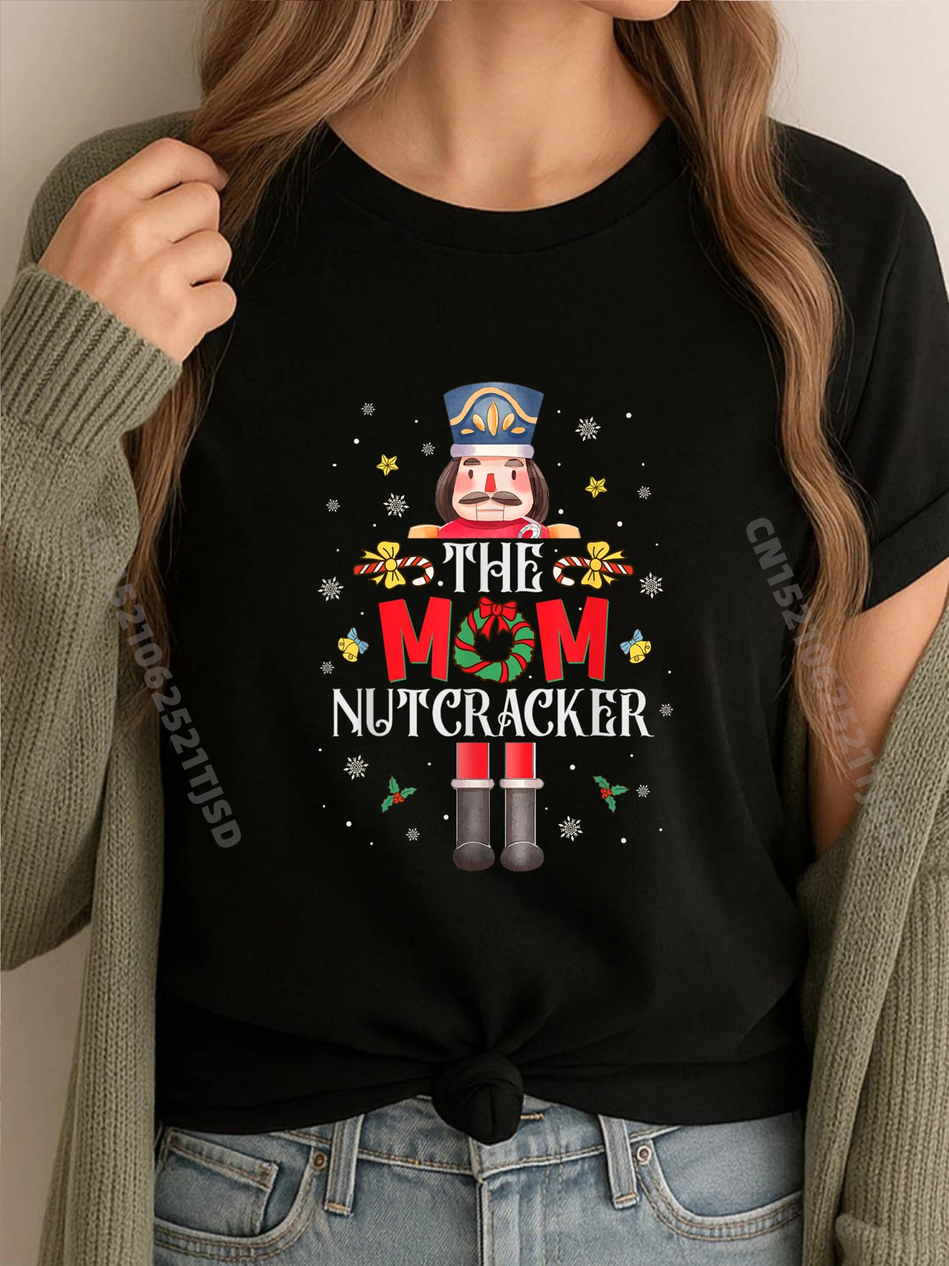 

The Mom Nutcracker Group Matching Family Christmas Brand T Shirt Men's Clothing Deals Punk Style