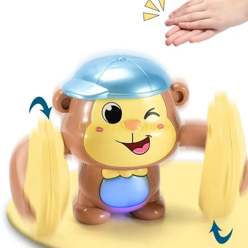 E7ce Electric Flipping Monkey Bananas Voice dla kontroli dotyku z dźwiękowymi lekkimi wielofunkcyjnymi zabawnymi zabawkami