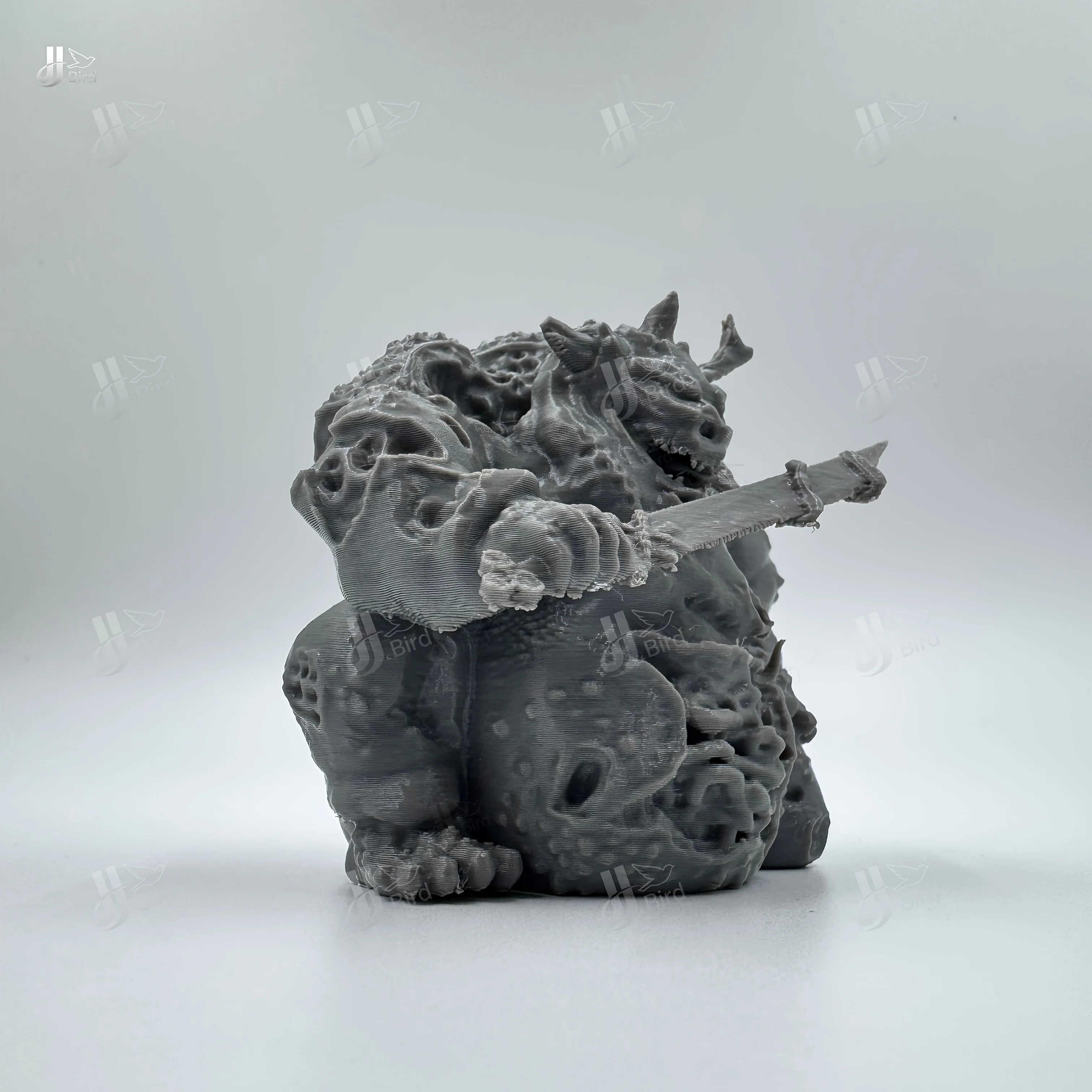 زخرفة تمثال شيطان جحمي، زخرفة شيطانية رهيبة، مناسبة لتزيين رف الكتب المكتبي الداخلي. #3