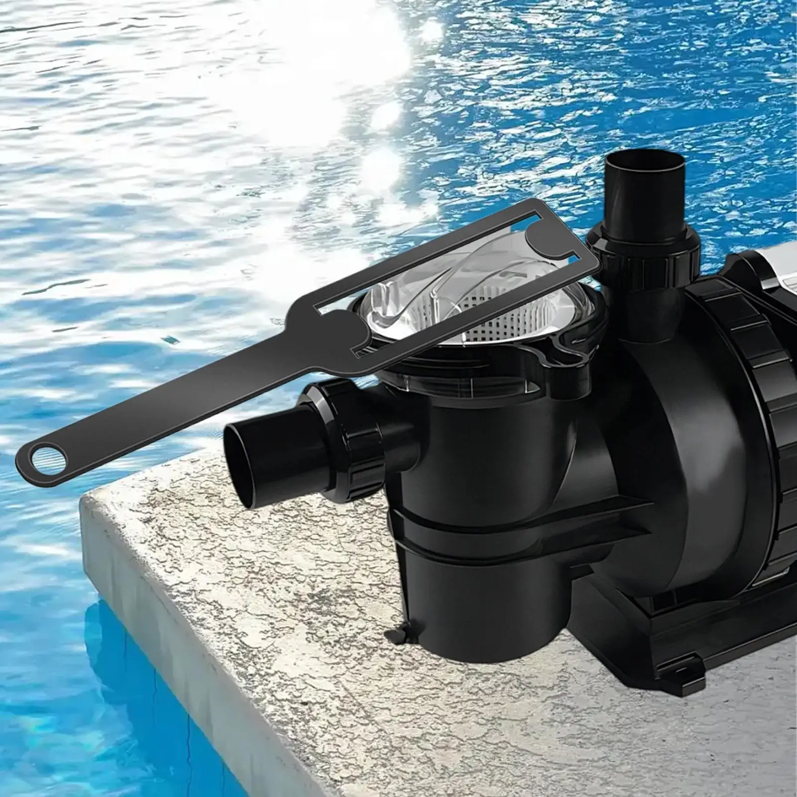 

Pool Pump Removal Wrench Strainer Lid Wrench For Spa Tub Precision Pool Pump Cover Removal Tool For Spa Tub Garden Backyard