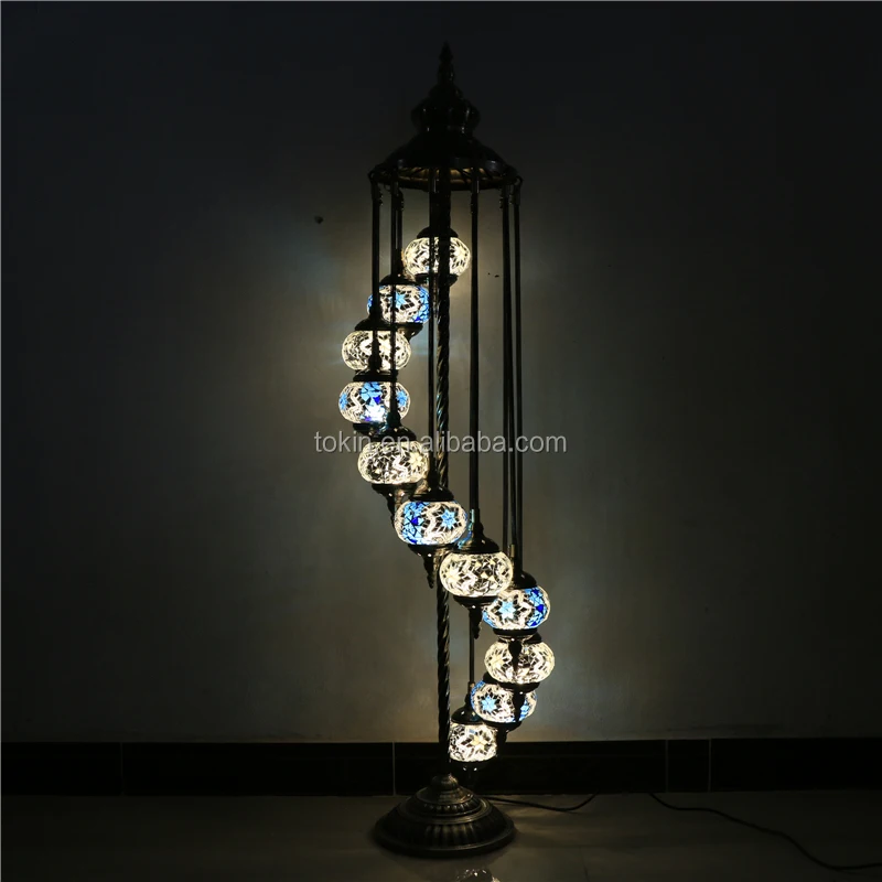 Istanbul Handicraft Mosaic Art Turkish Fancy Floor Lamps
