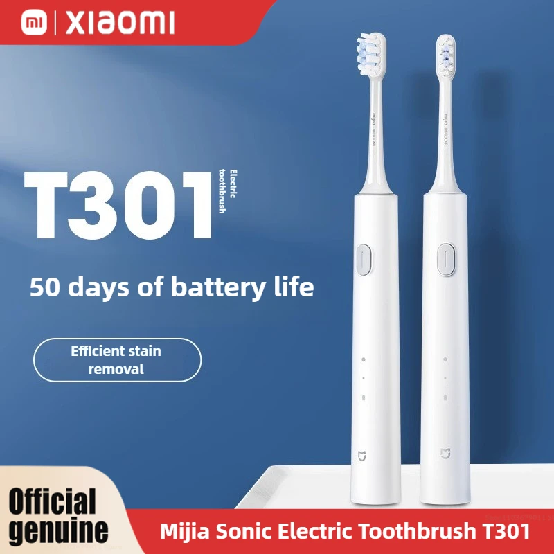 XIAOMI Mijia Sonic Electric Toothbrush T301 Cordless Rechargeable Toothbrush IPX8 Waterproof Rust-Free Electronic Tooth Brush