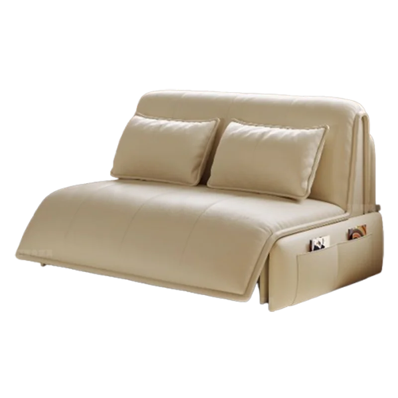 Intelligent Electric Foldable Sofa Bed Apartment Bedroom Living Room Couch Double Sleeper Leather Canape Salon Home Furniture
