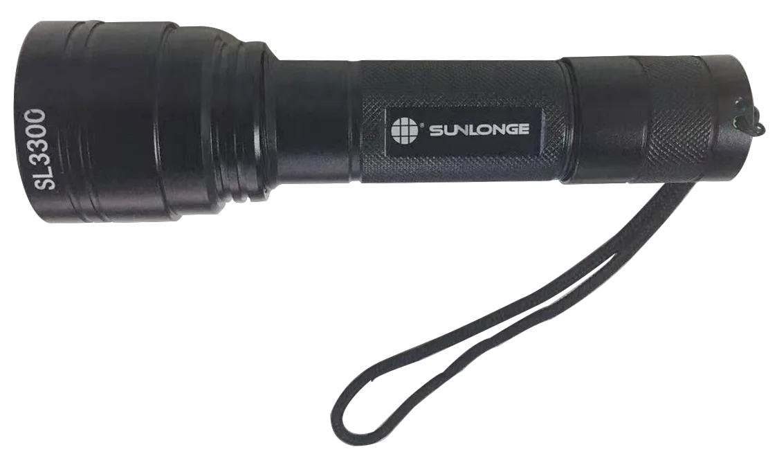 Sunlonge SL3300 UV Blacklight Industrial Ultraviolet Flashlight 3W UV LED Mini Torch Light