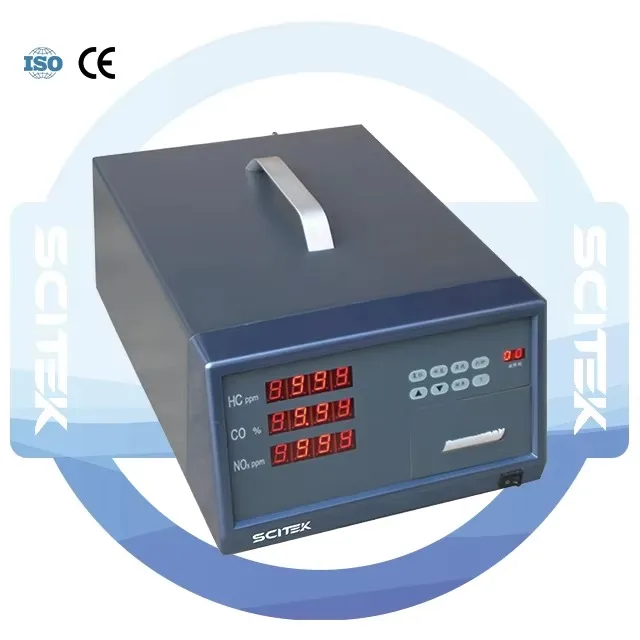 Digital Automobile Exhaust Analyzer Measures HC and CO Gas Concentrations for Vehicle Emissions Gas Analyzers Product