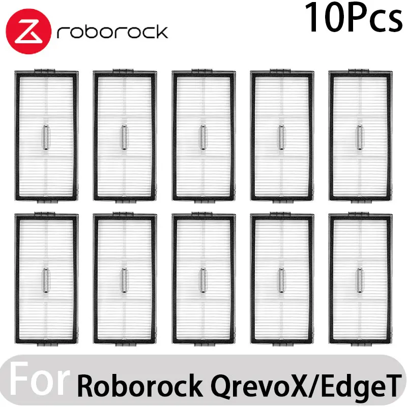 Roborock QrevoX/EdgeT Robotstofzuiger Hoofdzijborstels Dweildoeken HEPA-filters Stofzakken - Essentiële reserveonderdelenaccessoireset