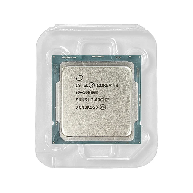 Core i9-10850K NEW for i9 10850K 3.6 GHz Ten cores-Core 20-Thread CPU Processor L3=20M 125W LGA 1200 but no fan