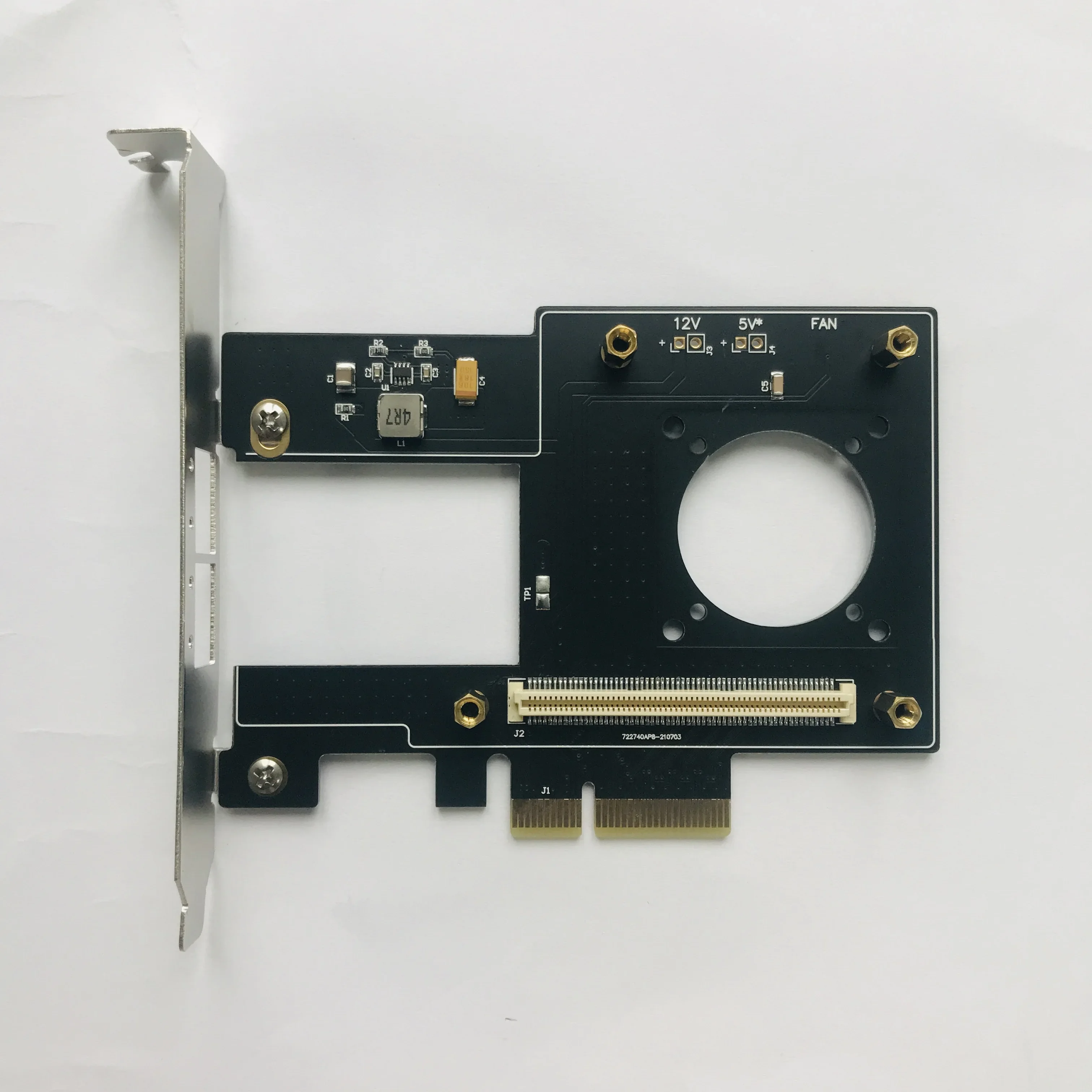 Para OCP a PCIE Quanta 10G tarjeta adaptadora de interfaz de red tarjeta adaptadora x520 X4 tablero dorado hundido