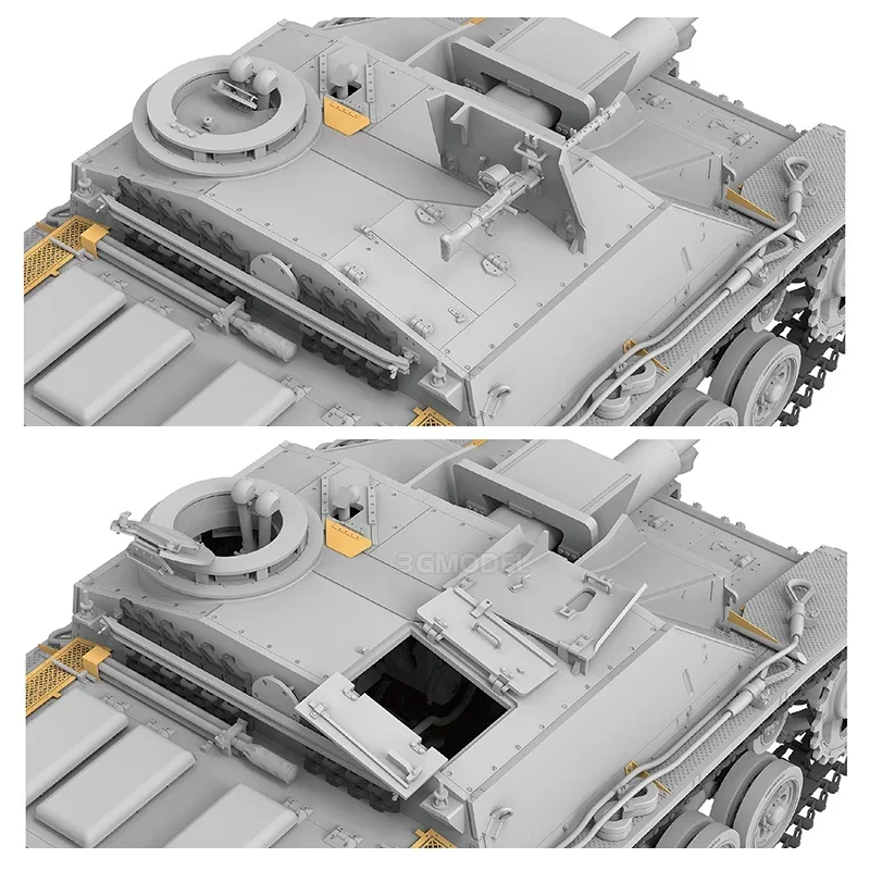 طقم تجميع نموذج خزان نموذج رايفيلد RM-5069 StuG. الثالث أوف. إصدار غلاف فارغ من النوع G بمقياس 1/35