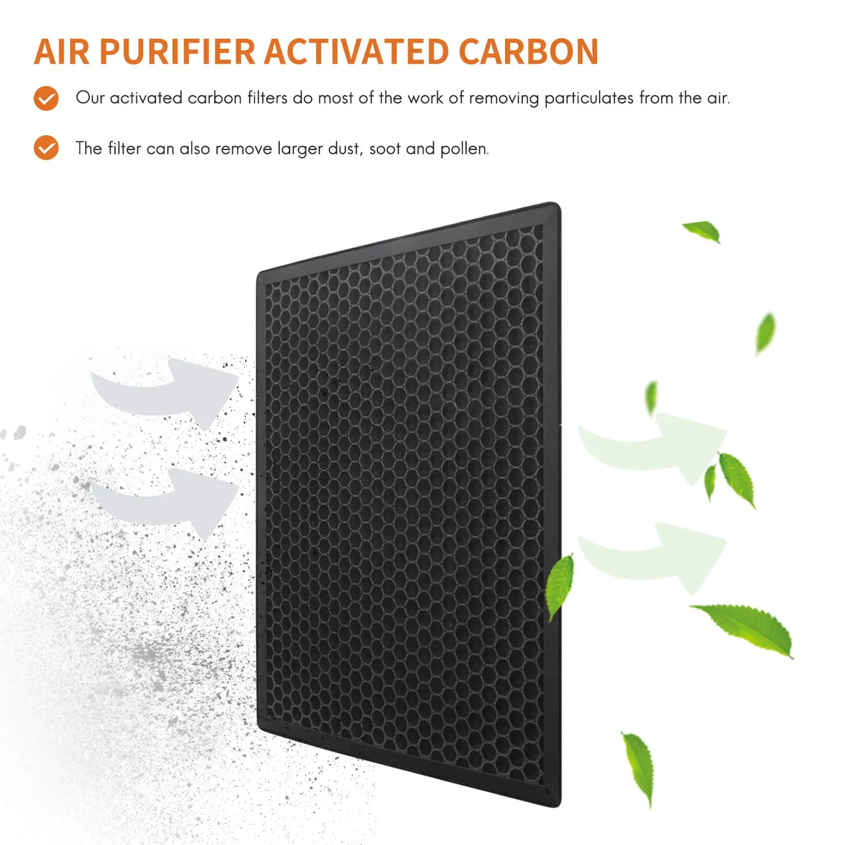 Filtro di ricambio al carbone attivo M17K per purificatori d'aria Philips AC2889/10, AC 288710 , AC2882/10,AC3829/10, FY2422 FY2420