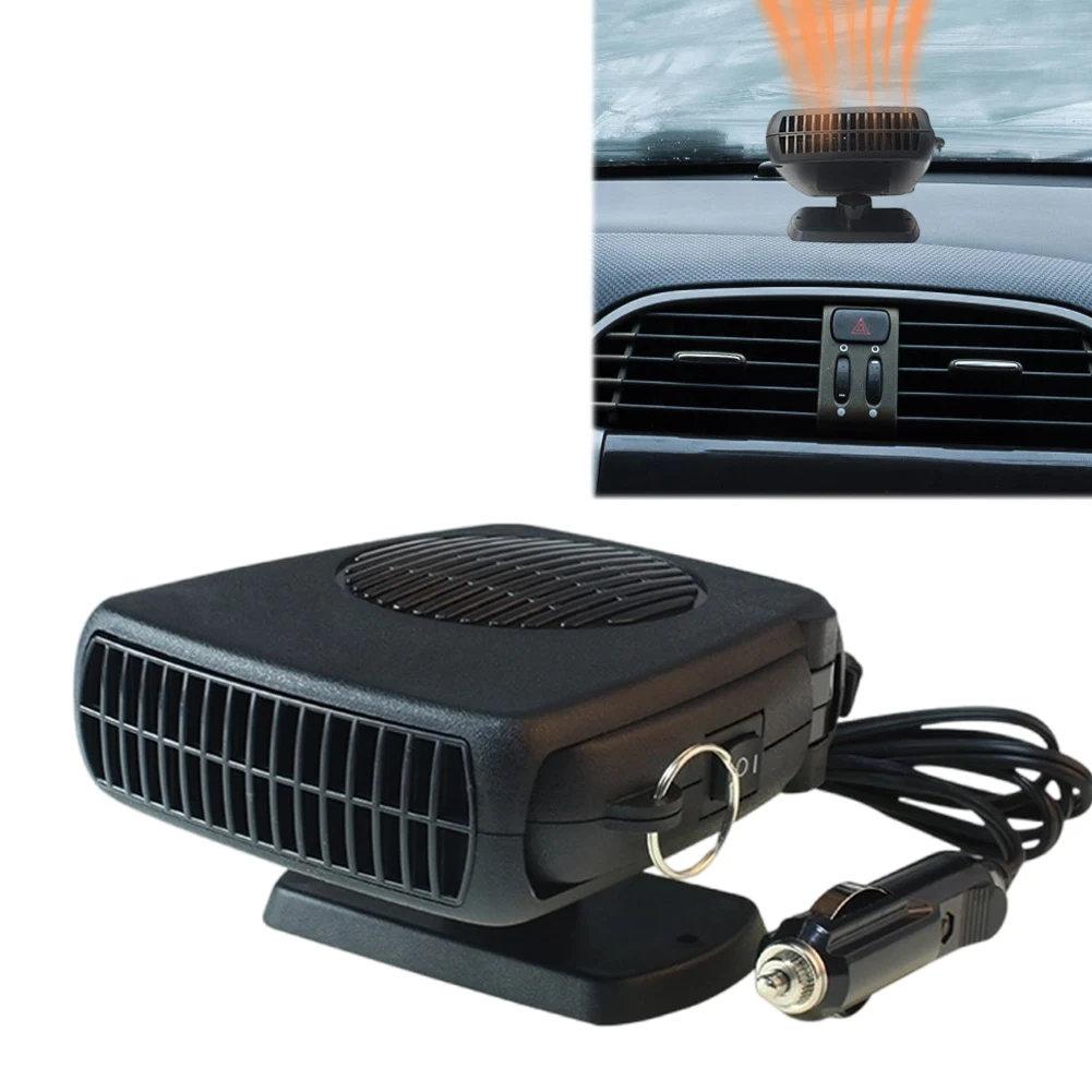 12V 150W Car Heater Fast Heating and Cooling Auto Car Defogger 360° Rotation Window Defroster Defroster Defogger for Car RV SUV