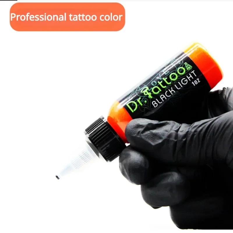 15Ml Hoge Kwaliteit Professionele Fluorescerende Tattoo Inkt Permanente Lichaamskleuring Gemakkelijk Fluorescerend Pigment Tattoo Kleuring Tools Nieuw