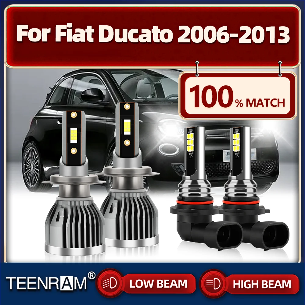 

240W LED Car Headlight Canbus 40000LM Auto Lamps 12V Car Fog Light 6000K For Fiat Ducato 2006 2007 2008 2009 2010 2011 2012 2013