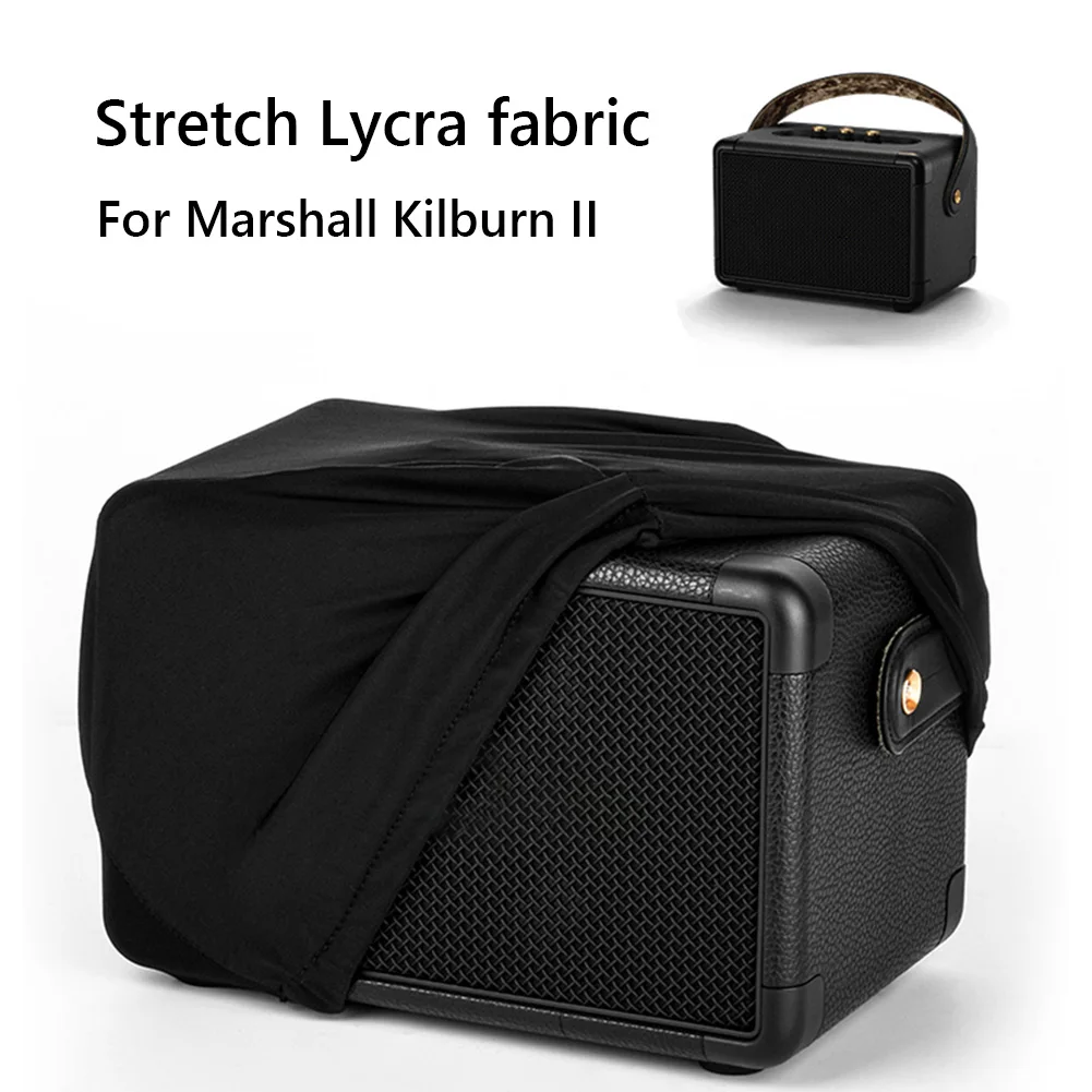 Lycra Dust Cover Protective Case High Elasticity Speaker Cover with Elastic Band Protective Dust Case for Marshall Kilburn II