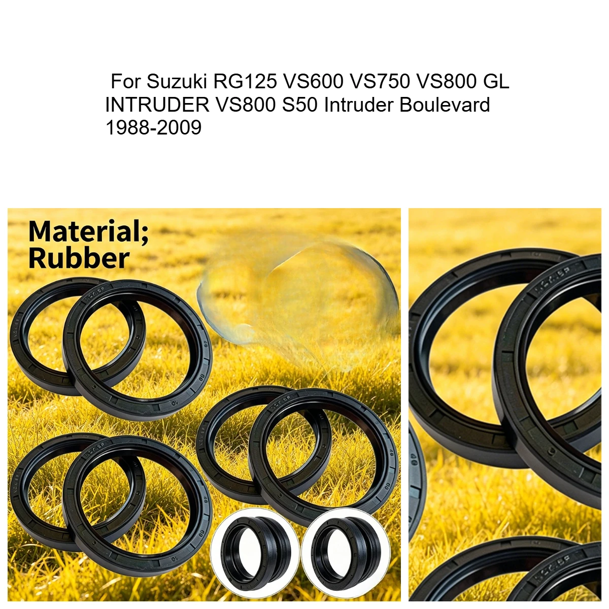 

2/4/6pc 39x52x11 39 52 Front Fork Oil Seal For Suzuki RG125 VS600 VS750 VS800 GL INTRUDER VS800 S50 Intruder Boulevard 1988-2009