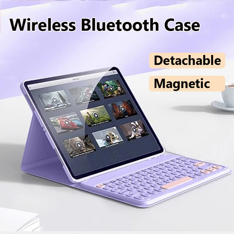 Case for Xiaoxin 12.7 Inch 2025 Tb373fu Tb375fc K11 Plus 11.45 M11 B11 P11 Pro Gen 2 11.2 M10 3rd 10.1 11inch Wireless Keyboard