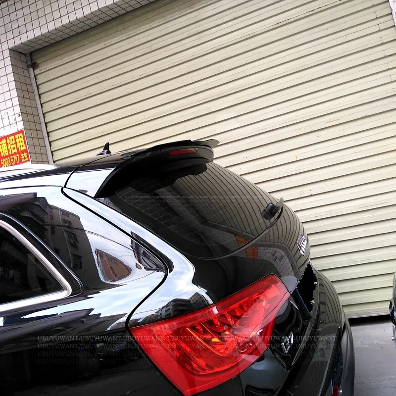 Universal Telhado Traseiro Lip Spoiler para Audi Q7 2007-2015 Hatchback, Plástico ABS de Alta Qualidade, Preto Brilhante Asa Da Cauda