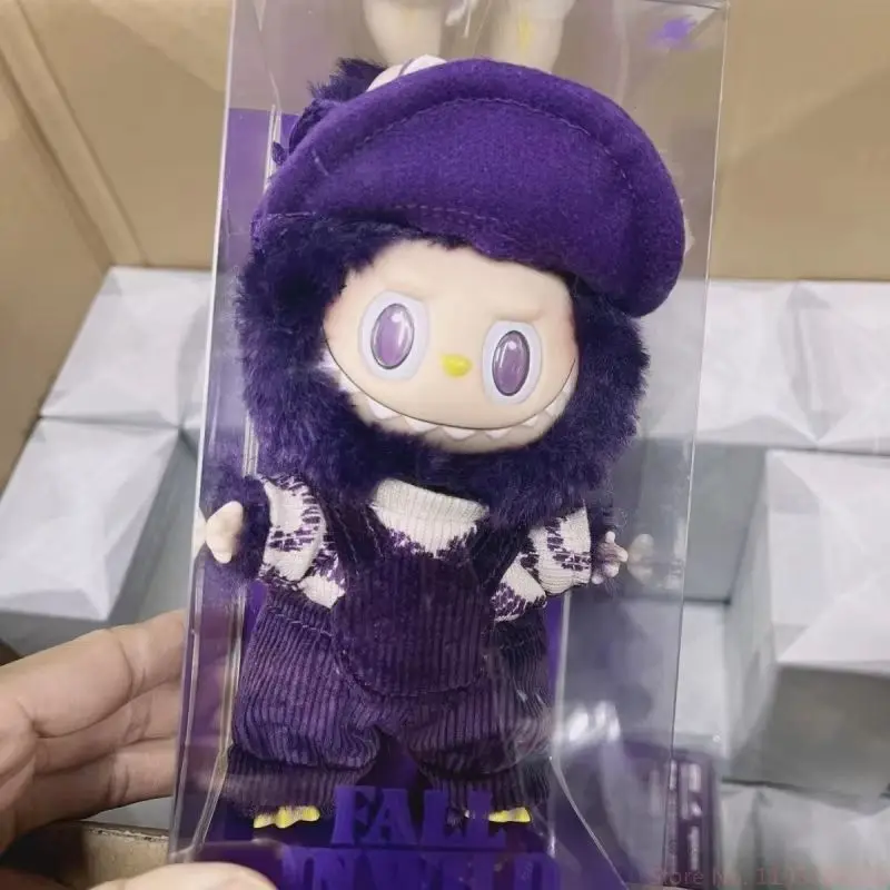 New 1:1 Monster Labubu Series 2.0 Fancy Purple Milan Fashion Vinyl Dolls Decoration Replica Desktop Ornaments Toys Birthday Gift