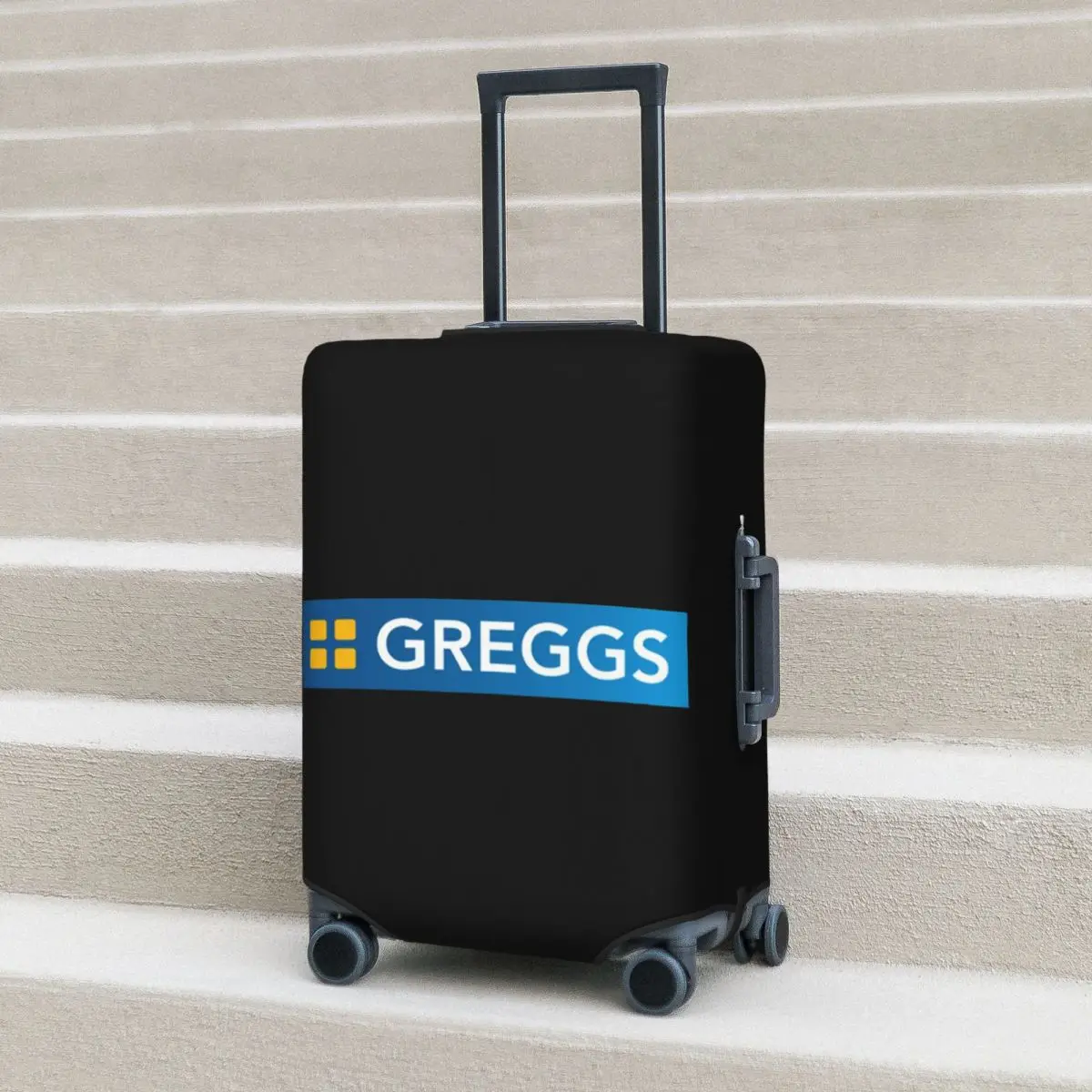 

Трендовый логотип Greggs (6) защитный чехол для чемодана, эластичные защитные чехлы для дорожного багажа на 18-32 дюймов