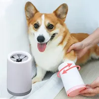 Silicone Portable Dog Paw Cleaner Automatic Foot Washer Cup for Small to Medium Dogs And Cats Muddy Paw Cleaning Supplies