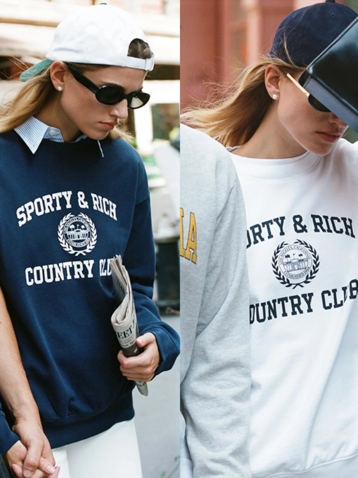 

SportyRich Fleece Lined Sweatshirt round Neck Printed Graphic Unisex Autumn Winter Casual Comfortable Antibacterial Sweatshirt