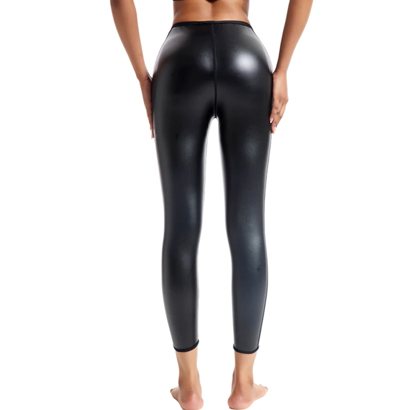 Leggings en similicuir taille haute pour femmes, pantalons en cuir P commandés, Body Shapers, entraîneur de taille, culotte de contrôle, vêtements en saillie, pantalons longs